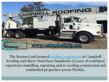 Campbell Roofing and Sheet Metal Florida