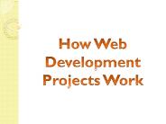 How Web Development Projects Work