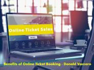 Benefits of Online Ticket Booking - Donald Vaccaro