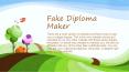 The Best Fake Diploma Maker PowerPoint PPT Presentation