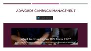 Get best Adwords Campaign Management services