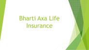 Bharti Axa Life Insurance