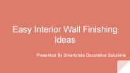 Decorative Interior Wall Finishes in Dubai | Smartcrete Decorative Solutions