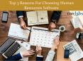 Top 3 Reasons For Choosing Human Resources Software PowerPoint PPT Presentation