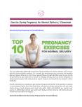 Exercise During Pregnancy For Normal Delivery |  Elawoman PowerPoint PPT Presentation