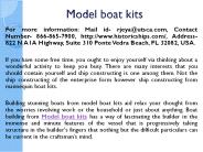Model boat kits