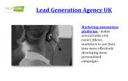 Lead Generation Agency UK