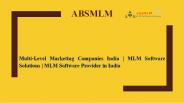 MLM Software Solutions | MLM Software Provider in India
