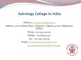Astrology College in India PowerPoint PPT Presentation