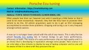 Porsche Ecu tuning