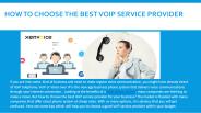 How to Choose the Best VoIP Service Provider