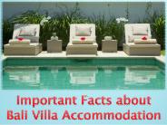 Important Facts about  Bali Villa Accommodation