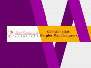 Gemstone Set Bangles Manufacturers