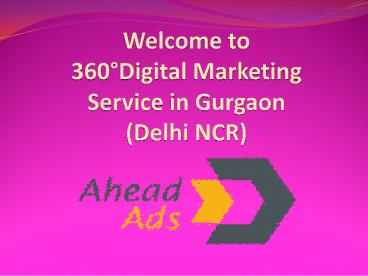 Digital Marketing Agency in Gurgaon, Delhi NCR