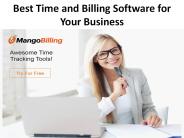 Best Time and Billing Software For Your Business