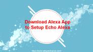 Download alexa app to setup echo alexa