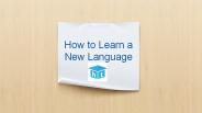 How to Learn a New Language