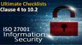 Ultimate Checklists - Clauses 4 to 10.2 Checklist - ISO 27001 Checklist