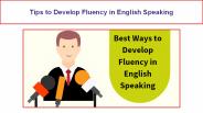 Tips to develop Fluency in English Speaking