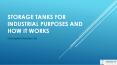 Storage Tanks For Industrial Purposes And How It Works - Greenplant Stainless Ltd PowerPoint PPT Presentation
