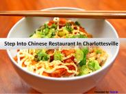 Step Into Chinese Restaurant In Charlottesville