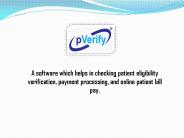 Medicare Patient Eligibility Verification - pVerify