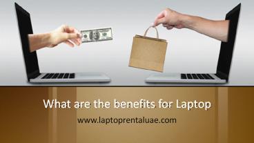 laptop rental uae