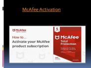 How To  Activate/install Mcafee Antivirus Software