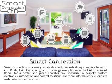 Best Smart Home Services in Abu Dhabi