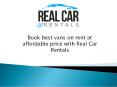 12 Passenger Van Rental Mississauga PowerPoint PPT Presentation