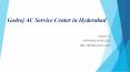 Godrej AC Service Center in Hyderabad PowerPoint PPT Presentation