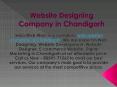Website Designing Company in Chandigarh | IndiaWebWide PowerPoint PPT Presentation
