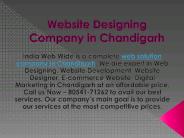 Website Designing Company in Chandigarh | IndiaWebWide