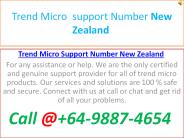Trend Micro Support Number New Zealand