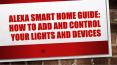 Alexa smart home guide: How to add and control your lights and devices PowerPoint PPT Presentation