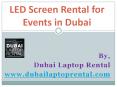 LED Screen Rental for Events in Dubai PowerPoint PPT Presentation