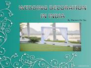 WEDDING DECORATION IN INDIA