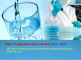 The Water Testing and Analysis Market is estimated to hit $5.9 billion by 2023 PowerPoint PPT Presentation