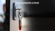 Hire a Locksmith in Perth