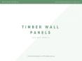 Timber Wall Panels | Deziner Panels PowerPoint PPT Presentation