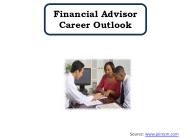 Financial Advisor Career Outlook