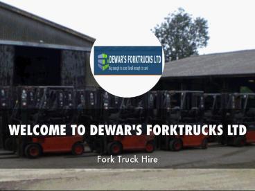 Dewars Forktrucks Presentation 