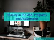Nursing in the USA: Programs and Assignments