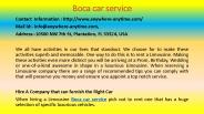 Boca car service