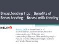 Breastfeeding tips | Benefits of Breastfeeding | Breast milk feeding PowerPoint PPT Presentation