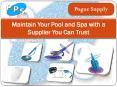Maintain Your Pool and Spa with a Supplier You Can Trust PowerPoint PPT Presentation