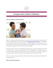 Surrogacy Center in Ranchi | ElaWoman