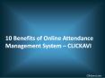 Attendance Management System PowerPoint PPT Presentation