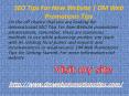 SEO Tips For New Website | DM Web Promotions Tips PowerPoint PPT Presentation