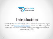 Best Professional SEO Agency - Rankdeck SEO